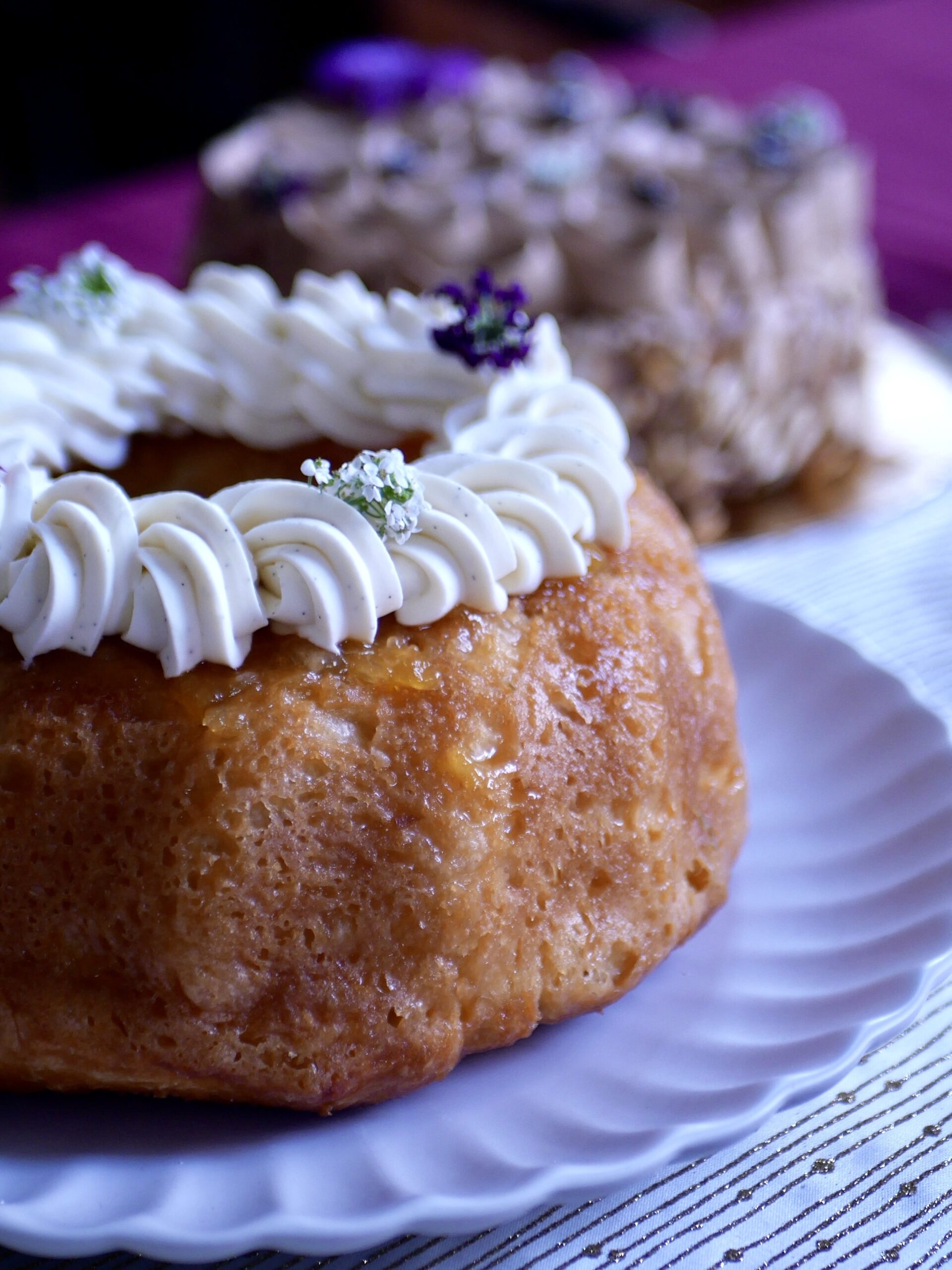 Gâteau rhum passion