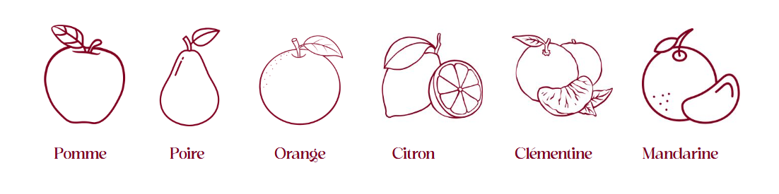 fruits de saison en novembre decembre; AurelSweet